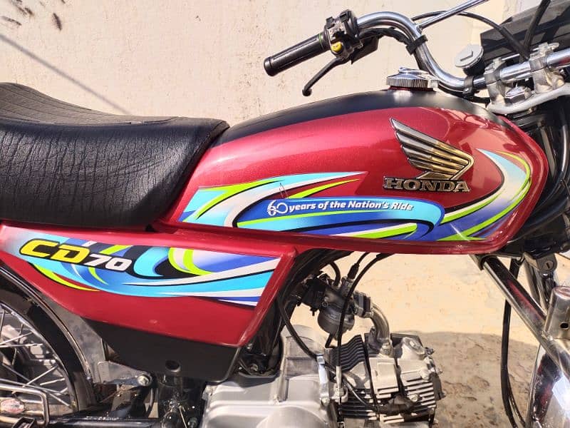 Honda CD 70 lush condition Punjab Number 13