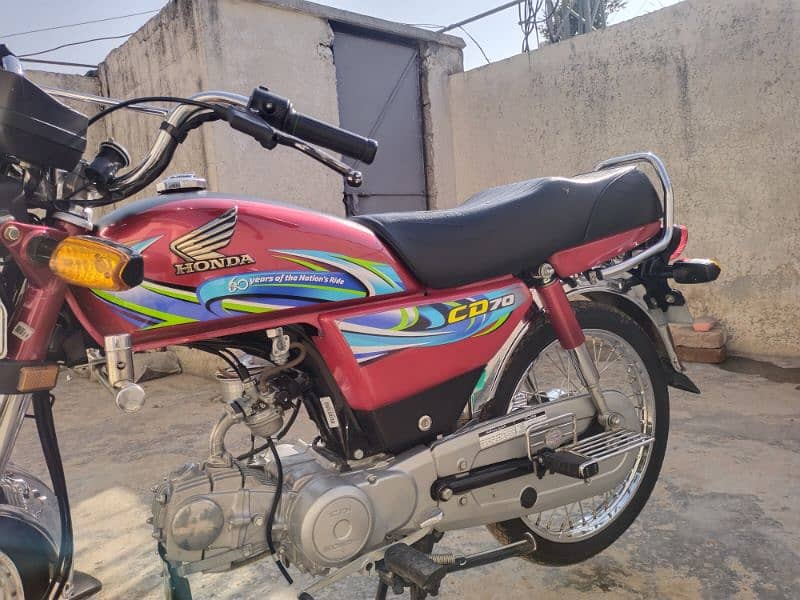 Honda CD 70 lush condition Punjab Number 14