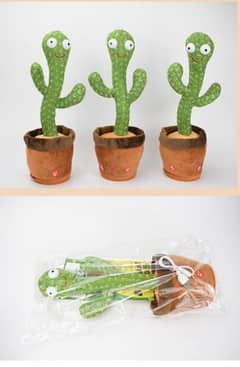 Dancing cactus toy | Sound recording cactus toy | Singing cactus toy |