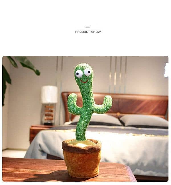 Dancing cactus toy | Sound recording cactus toy | Singing cactus toy | 6