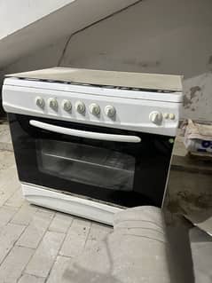 Black and white oven