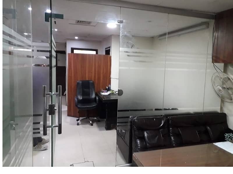 Fully Furnished Area 850 Square Feet Office Available For sale Real Pictures In Main Boulevard Road Gulberg 3 Lahore 1