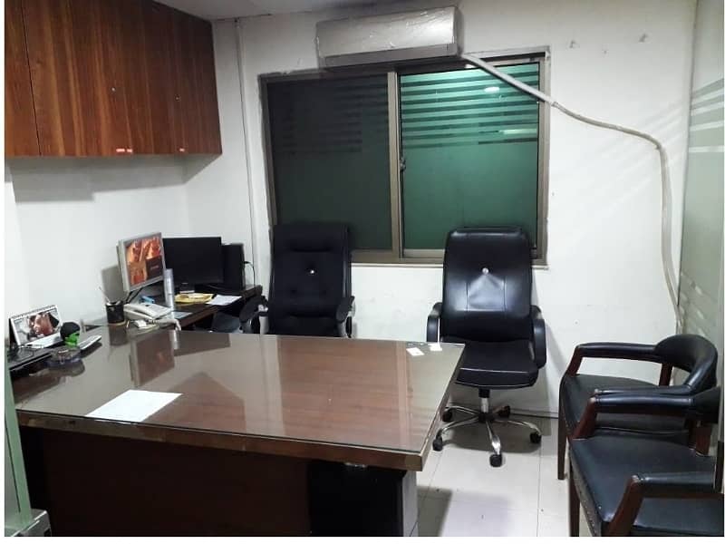 Fully Furnished Area 850 Square Feet Office Available For sale Real Pictures In Main Boulevard Road Gulberg 3 Lahore 4