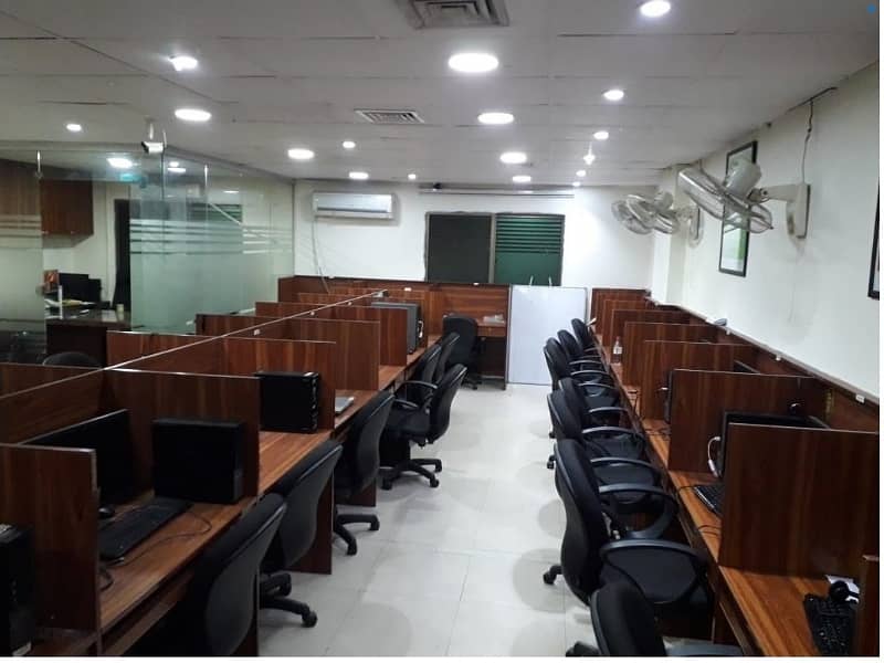 Fully Furnished Area 850 Square Feet Office Available For sale Real Pictures In Main Boulevard Road Gulberg 3 Lahore 11