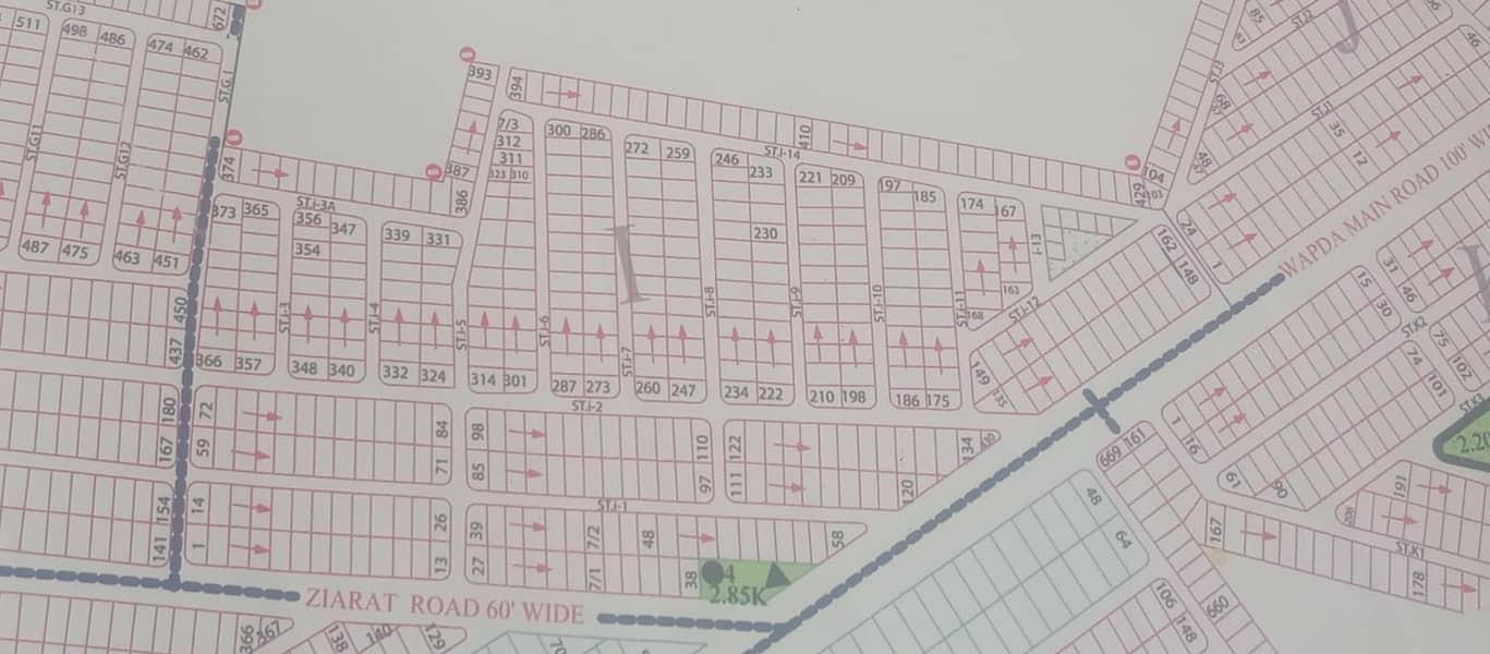 "7 Marla Plot for Sale in Wapda Town Peshawar - I Block" 0