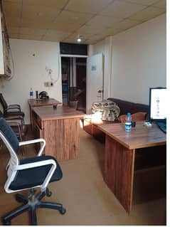 Fully Furnished Area 230 Square Feet Office Available For Rent Real Pictures In Main Boulevard Road Gulberg 3 Lahore