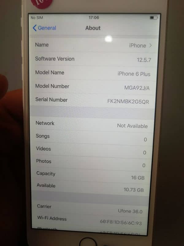 iphone 6 plus  16Gb. 0