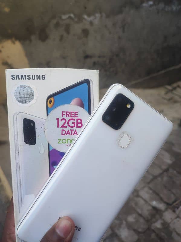 Samsung A21s with box 0