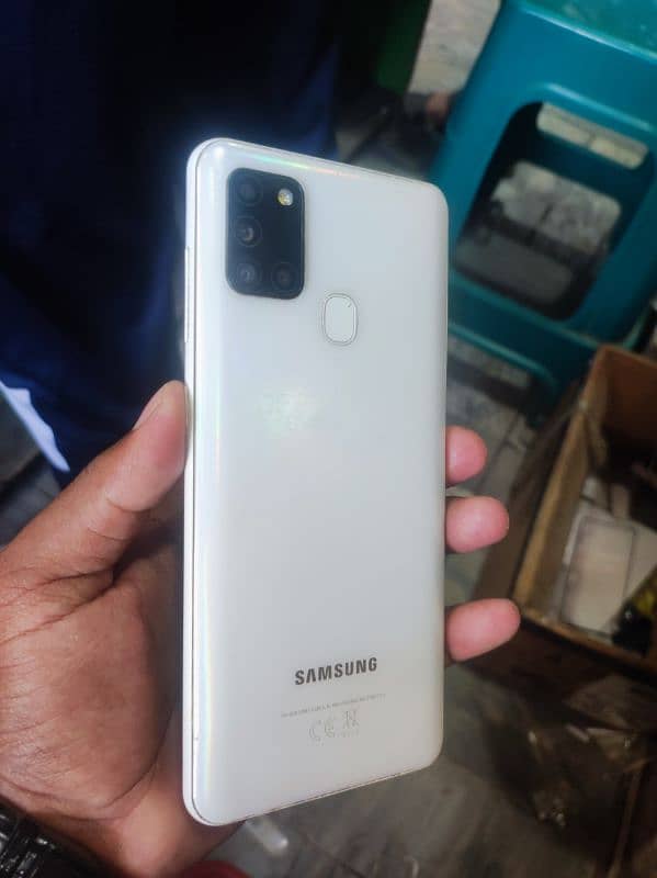 Samsung A21s with box 1