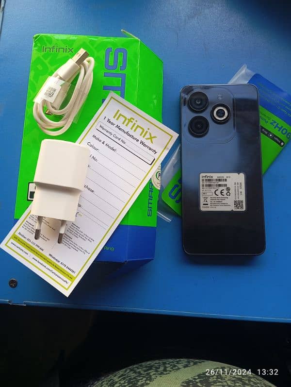 infinix smart 8 6ram and 64gb storage complete box all oky 4