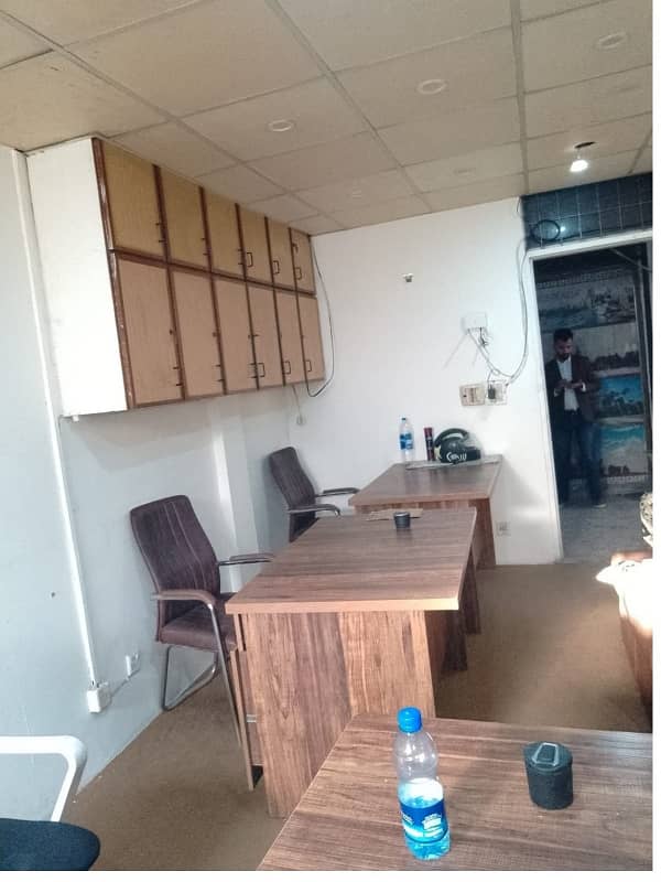 Fully Furnished Area 230 Square Feet Office Available For Rent Real Pictures in Main Boulevard Road Gulberg 3 Lahore 1