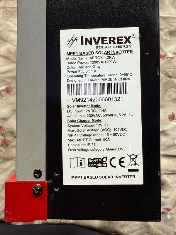 Inverex Aerox 1.2 KW 1