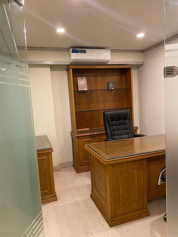 DHA Phase 6 Bukhari Commercial 1000 Sq Feet Office Fully Furnished Good Location 1