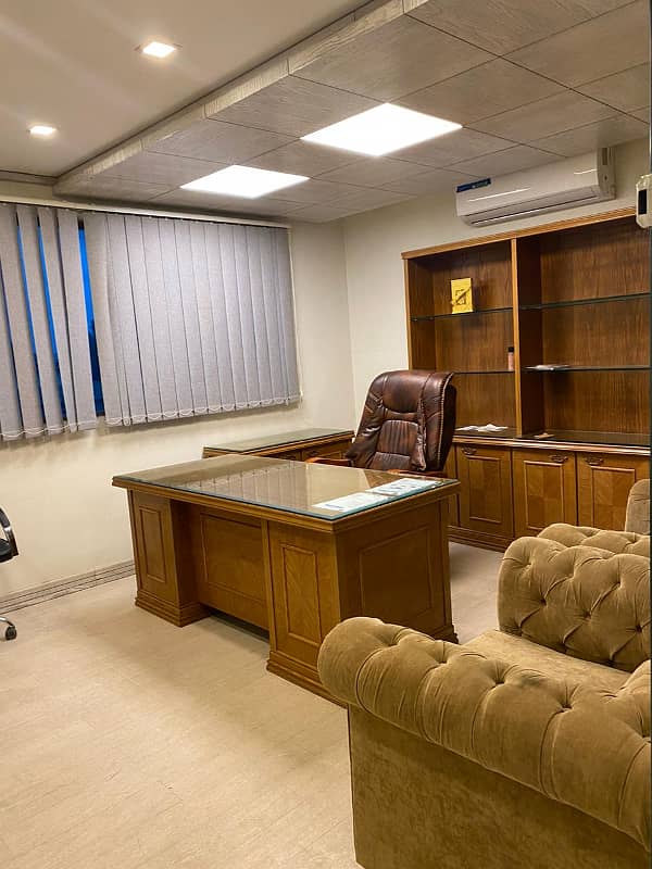 DHA Phase 6 Bukhari Commercial 1000 Sq Feet Office Fully Furnished Good Location 0