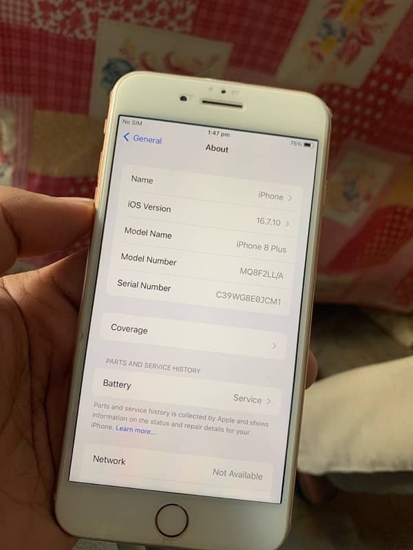 iphone 8 plus jv 64 gb good working 4