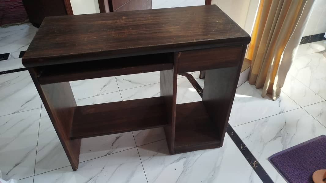 Wooden Table with Adjustable Chair for sale 0