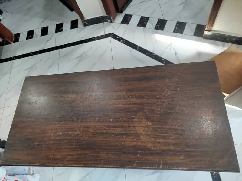 Wooden Table with Adjustable Chair for sale 3