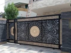 Cnc gate / Wrought iron / Grills / Iron Gates / Main Gate CNC Design