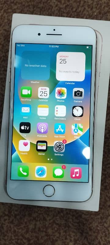 I phone 8 plus non PTA water pack 256gb  battery halt 77 2