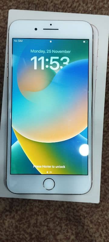 I phone 8 plus non PTA water pack 256gb  battery halt 77 5