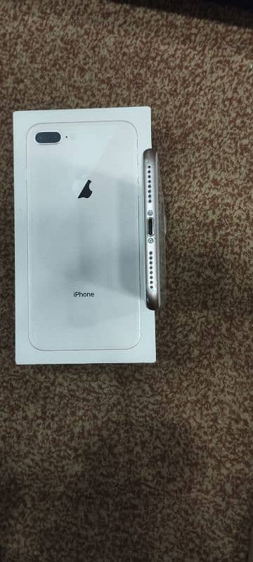 I phone 8 plus non PTA water pack 256gb  battery halt 77 7