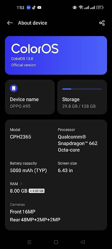 oppo A95 0