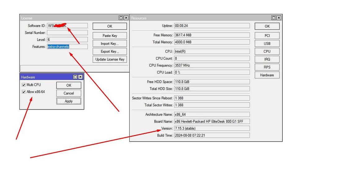 Mikrotik Level 6 Unlimited License SSD is For Sell on Disscount price 1