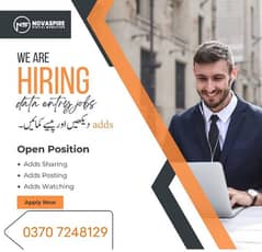 online jobs/full time/part time/simple typing jobs for boys and girls