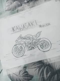 Kawasaki Ninja H2R sketch