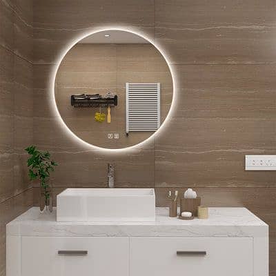 Round Mirror/wall hanging mirror/standing mirror/ Sensor mirror 7