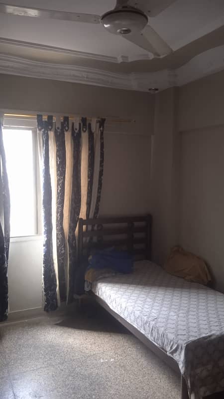 2nd floor 2 Bed with attached bathroom drawing and dining Gulshan e Iqbal block 10 A. 1