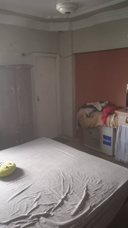 2nd floor 2 Bed with attached bathroom drawing and dining Gulshan e Iqbal block 10 A. 2