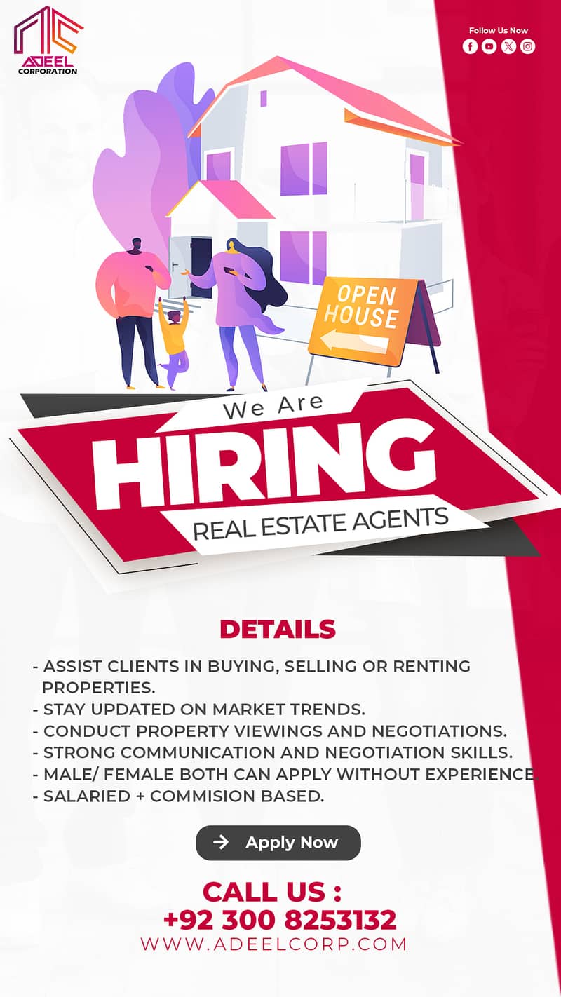 We are Hiring Real Estate Agents 0