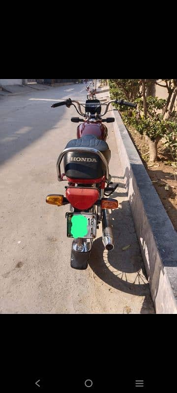 Honda CD70 2018 model lahore registered all ducuments clear 5