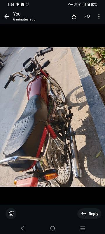 Honda CD70 2018 model lahore registered all ducuments clear 7