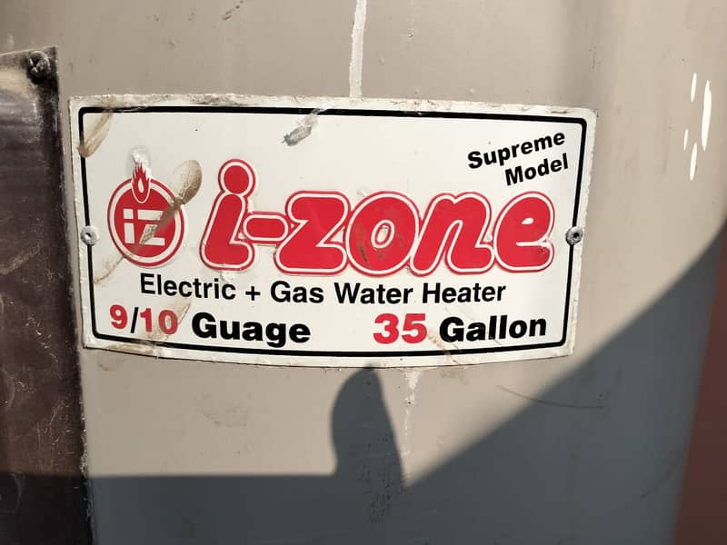 I-Zone Electric + Gas Water Heater: Instant, Durable, Energy Efficient 1