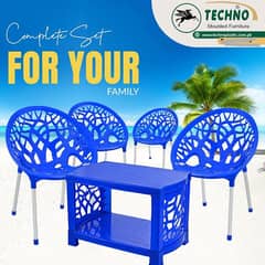 Techno Tree Crystal Pure  Plastic Chair