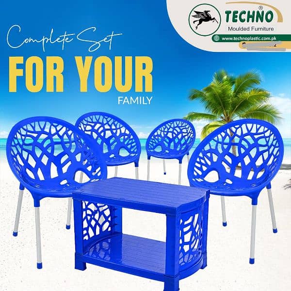 Techno Tree Crystal Pure  Plastic Chair 0