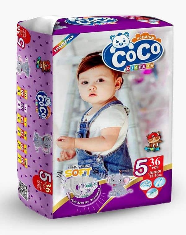 coco baby daiper all size available free home delivery 3