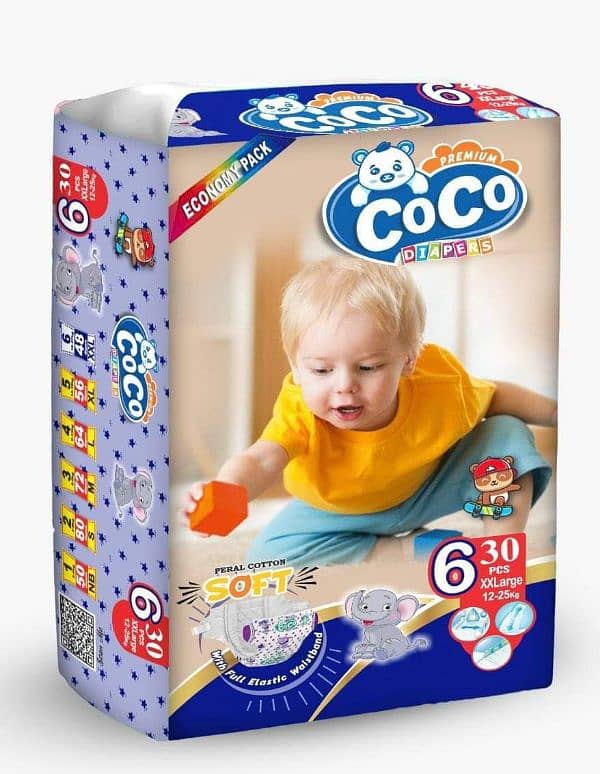 coco baby daiper all size available free home delivery 4