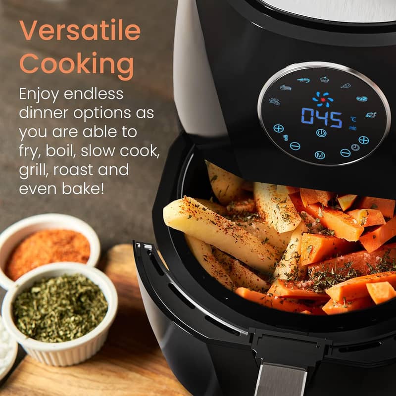 ProBreeze Air Fryer 4.2L 1400W with Digital Display - Imported from UK 1