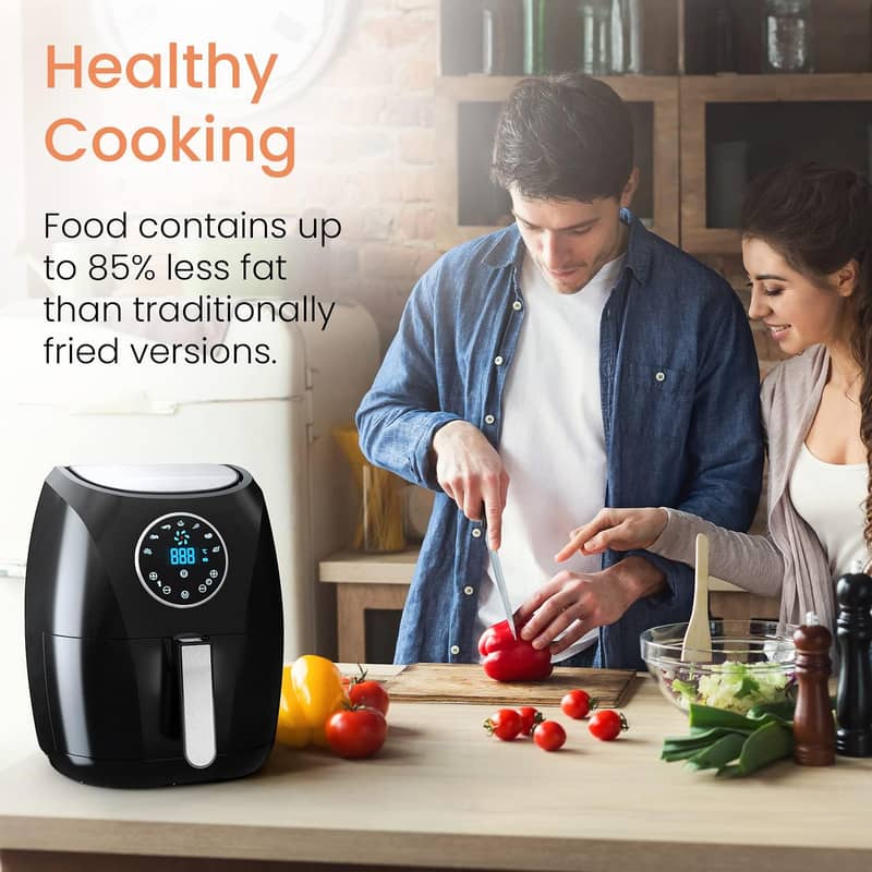 ProBreeze Air Fryer 4.2L 1400W with Digital Display - Imported from UK 2