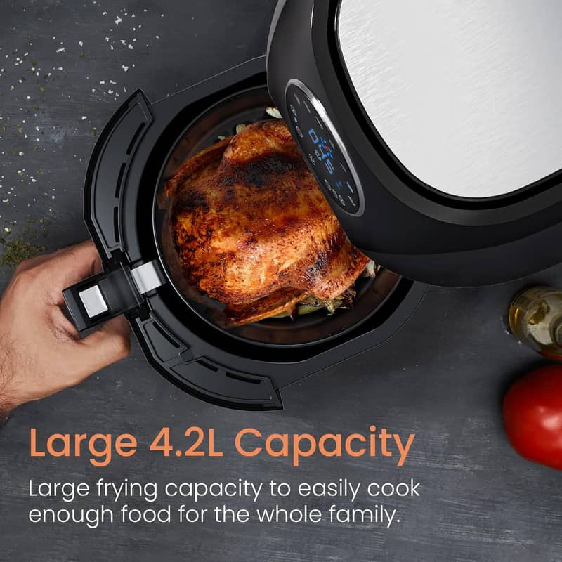 ProBreeze Air Fryer 4.2L 1400W with Digital Display - Imported from UK 4