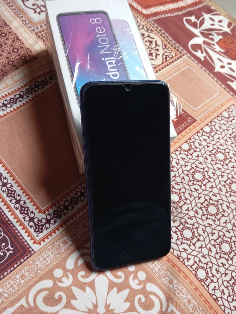 Redmi note 8 with box 10 by 10 9