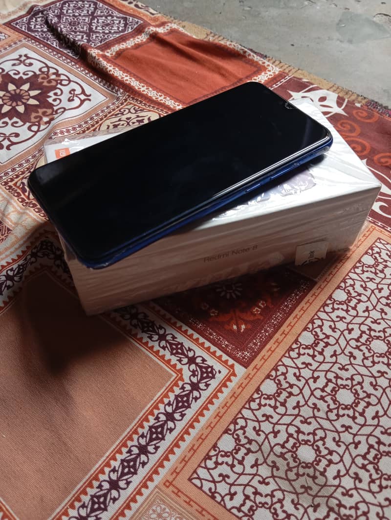 Redmi note 8 with box 10 by 10 10