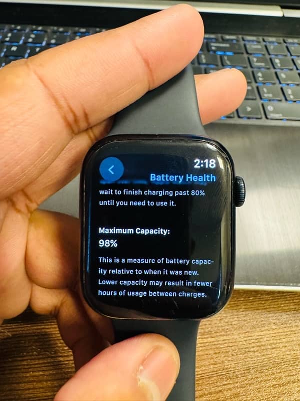 Apple Watch Series 7 98% GPS+LTE Midnight Color 4