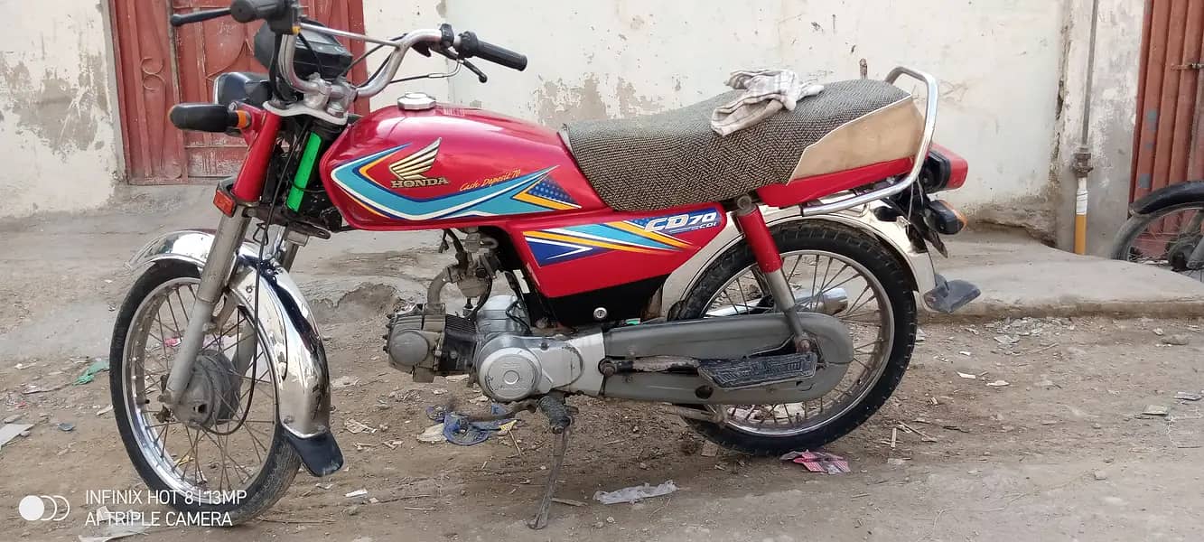 Honda CD 70 2019 sukkur number hay sir 0