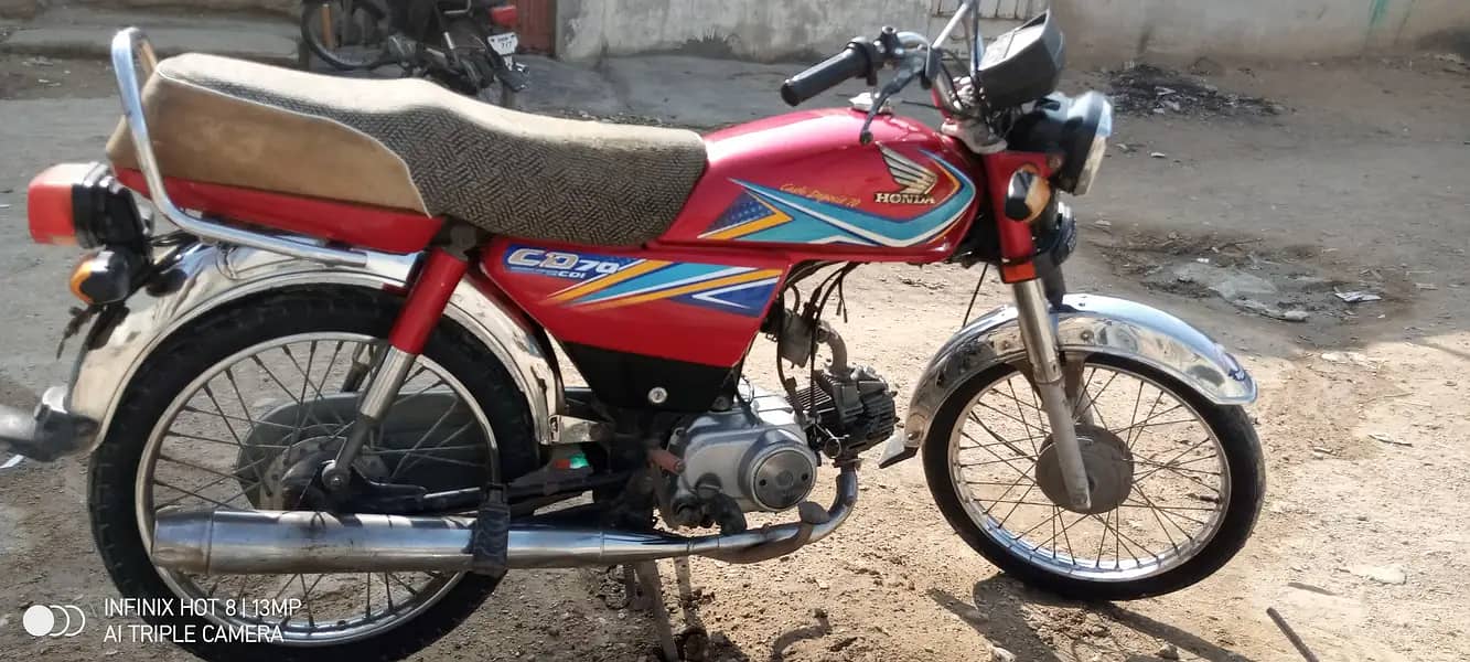 Honda CD 70 2019 sukkur number hay sir 3