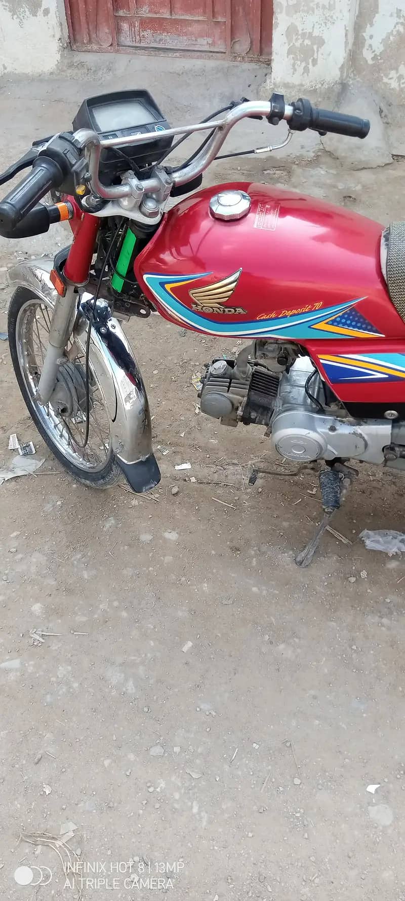 Honda CD 70 2019 sukkur number hay sir 4