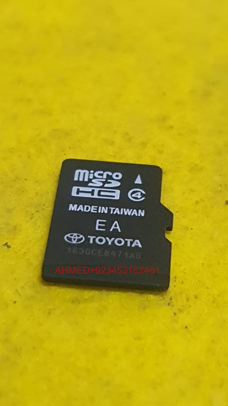 TOYOTA LAND CRUISER ZX V8 LC200 MICRO SD CARD  2015 2019 7